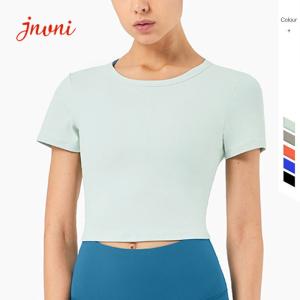 Quality Women Workout Activewear T Shirts Athletic T Shirts Nylon Tops SGS wholesale
