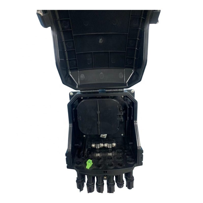 239*195*117 FTTH 8/16 Cores Pole Mounted SC Optical Fiber Optic Septic Distribution Box