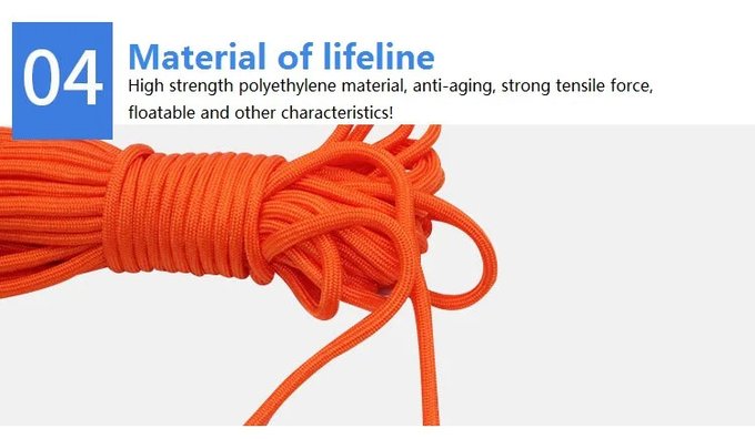 Anti Aging Safety Lifeline Rope Emergency Polypropylene Custom