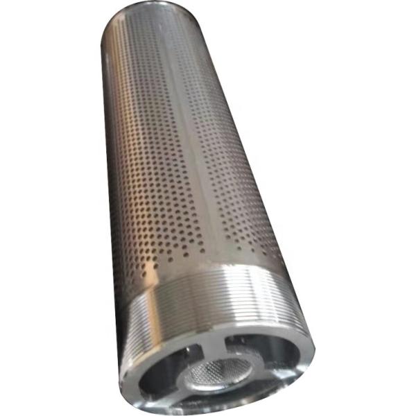 Cheap 304 Double Barrel Structure Water Filter Basket Sintered Wire Mesh Filter for sale