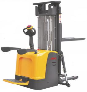Quality Straddle Pallet Electric Stacker Truck High Performance 6.5m Lift Height wholesale