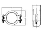 Low Pressure grooved Flexible Grooved Pipe Fitting SS304 Material 250 Psi