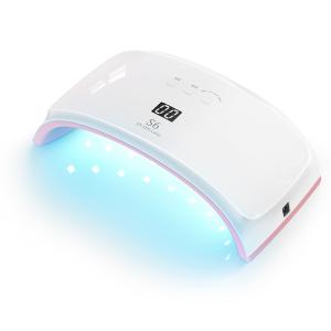 Quality 2 In 1 UV LED Nail Dryer 42W Gel Polish Curling Lamp With Multi Timer Display wholesale