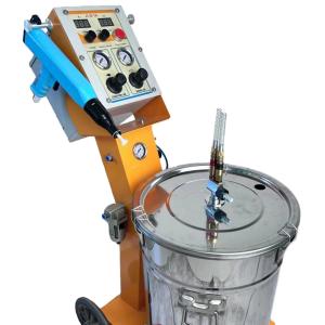 Quality 110V/220V Steel Substrate Powder Coating Booth Machinery with Automatic Spray and Gun wholesale