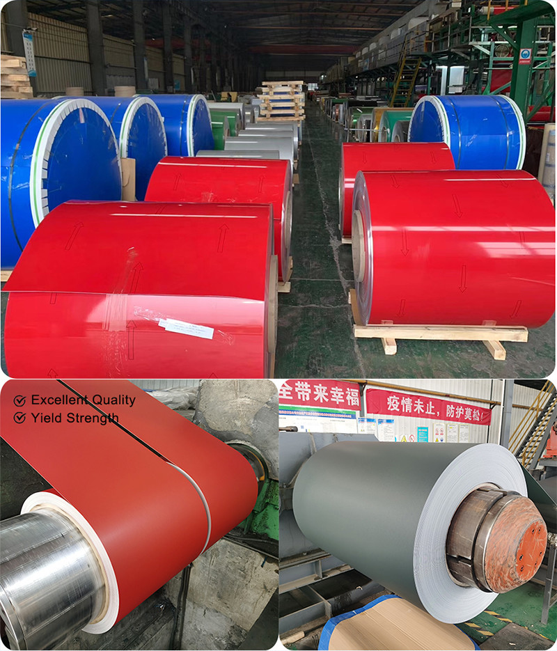 1060 3003 3004 5052 PE Pvdf Prepainted Color Coated Aluminum Coil Sheet Roll Strip