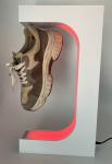 colorful led light magnetic levitation floating sneaker shoes display stand with