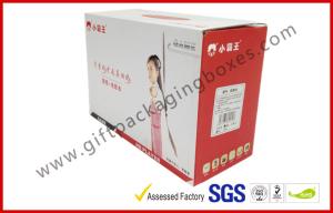 Quality Foldable 350g C1S corrugated cardboard boxes 3 Layers Flat Cartons wholesale