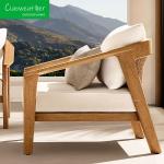 Modern Outdoor Furniture Hotel Courtyard Luxury Resort Chaise Villa Pool Lounge