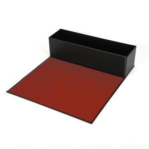 Quality Single Packaging Wine Bottle Gift Box Handle Black Corrugate For Champagne wholesale
