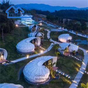 Quality New Design Luxury Snail Shape Tent Hotel Experience Geodesic Tent For Camping wholesale