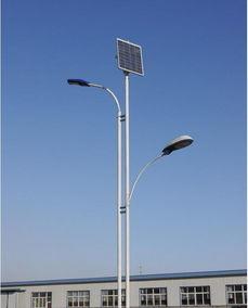 Quality Galvanized Concrete Steel Street Lighting Pole 9m Double Arm Q235 wholesale