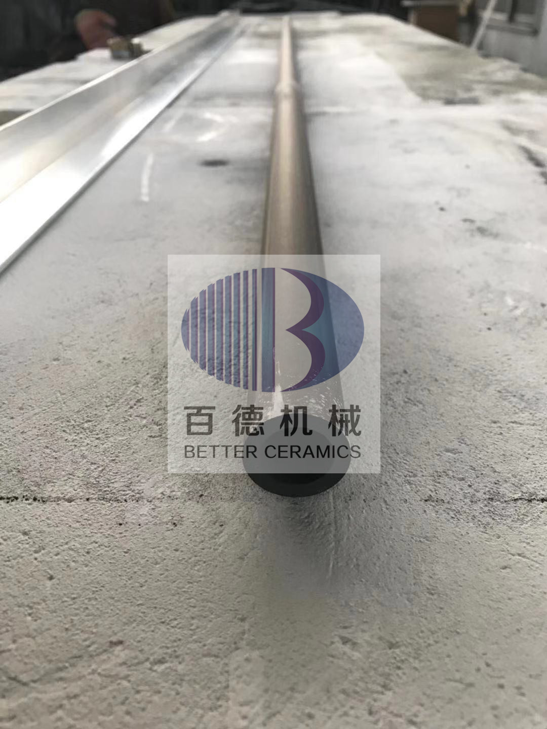BD Sisic Roller Size 50x6x1500 Good Thermal Conductivity For Sanitary Kiln