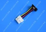 15-pin SATA Power Female to 4-Pin Internal Power Male Serial ATA Cable w/ Metal