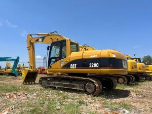 Quality 320C Used CAT Excavator Caterpillar 20 Ton Excavator Safety Operation Japan wholesale