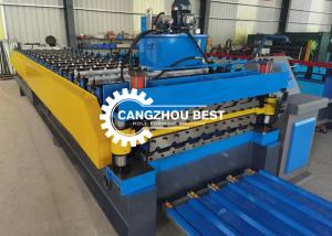 Quality Metal Panel 0.8mm Roofing Sheet Roll Forming Machine For Gymnasiums wholesale