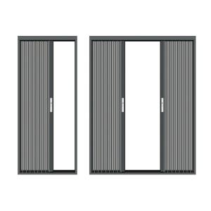 China DIY Aluminium Mosquito Net Retractable Sliding Screen Door on sale