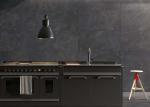 24"X24" Modern Porcelain Tile Black Color 1200x600 Mm Long Life Span