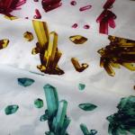 Weave Cotton Tencel Twill Fabric 60x60 Yarn Dyed Abrasion Resistant