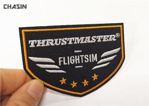 Quality Airline Uniform Clothing Embroidery Patches / Custom Embroidered Iron On Patches wholesale