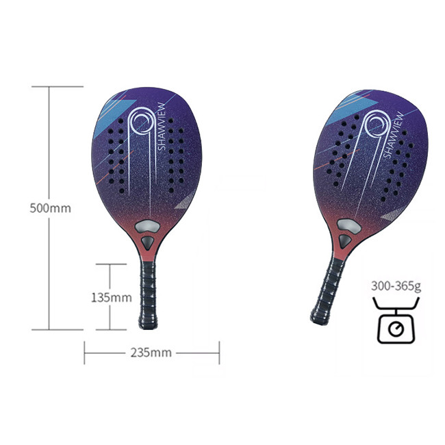 Eva 17 Paddle Tennis Racquets 3K Carbon Fiber Palas De Padel