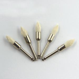 Quality Oral Prophylaxis Dental Prophy Brush Polishing Soft Goat Hair White Tapered Pointed wholesale