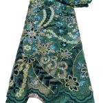 Supoo Wholesale Price Velvet Lace Nigerian Lace Embroidery with Sequins Unique