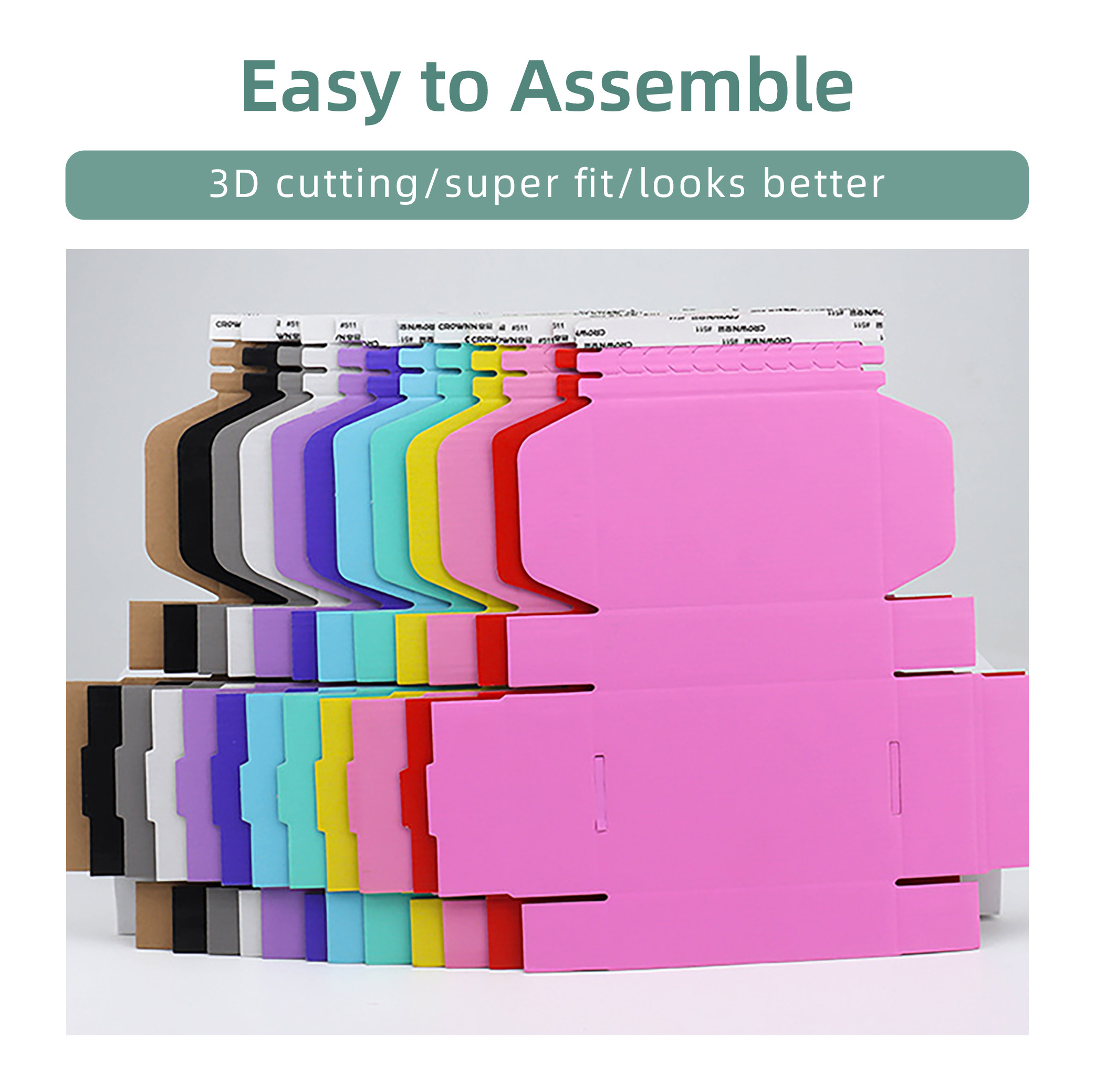 Custom Mailer Box With Tear Strip For Clothes Full Color Eco-Friendly Packaging Boxes