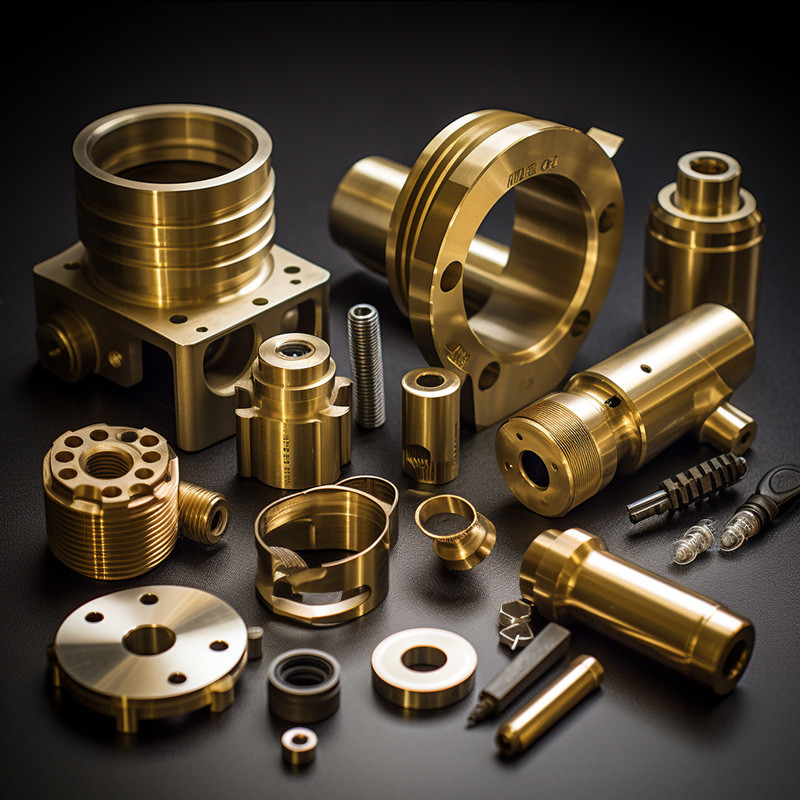 Micro Machining Brass CNC Turning Parts For Aerospace Automotive Industry