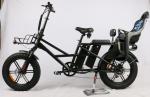 48V 750W 2022 Electric Fat Tire Bike with child seat , Electric Fat Tire Bicycle