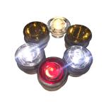 LED Tempered Glass Side Reflective Light Solar Road Stud For Road Cone