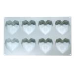 Heart Shape 3d Cake Mould Customized Food Grade Diy Handmade