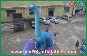 Quality Fire Proof Inflatable Dragon Toy Dinosaur Oxford Cloth With CE / UL Blower wholesale
