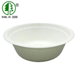 Quality BRC Eco Friendly Biodegradable Sugarcane Bagasse Bowl Plant Based Fiber wholesale