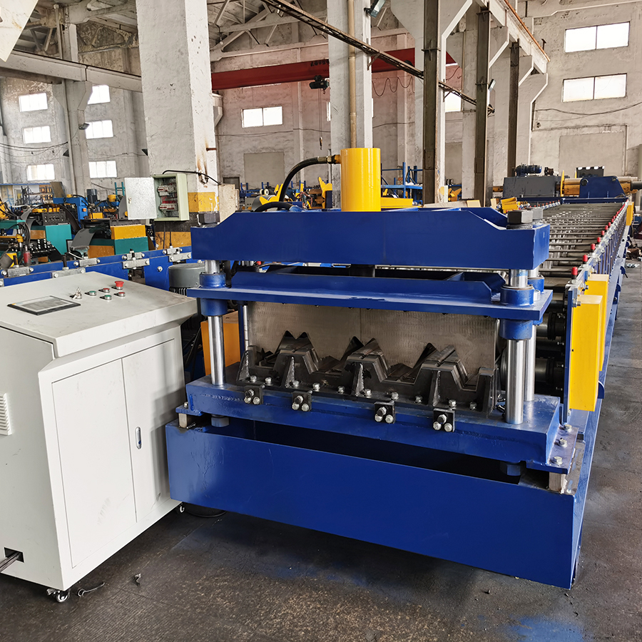 3Ph Floor Metal Deck Forming Machine Glazed Roll