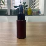 15ml Dark Red Essential Oil Bottle Glass Dropper Bottle Cosmetic Packaging for