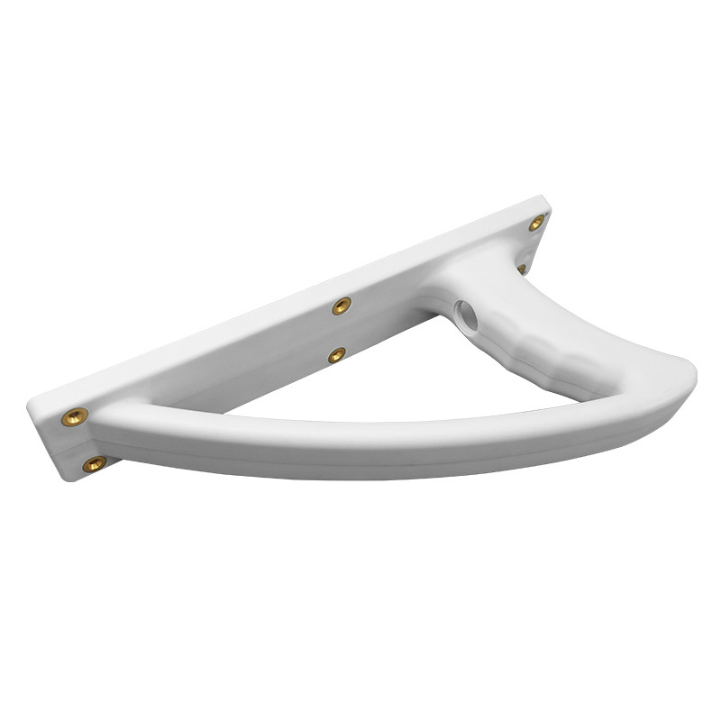 ABS Material White Large Grip Handle For Portable Anti Drone Shield Device System
