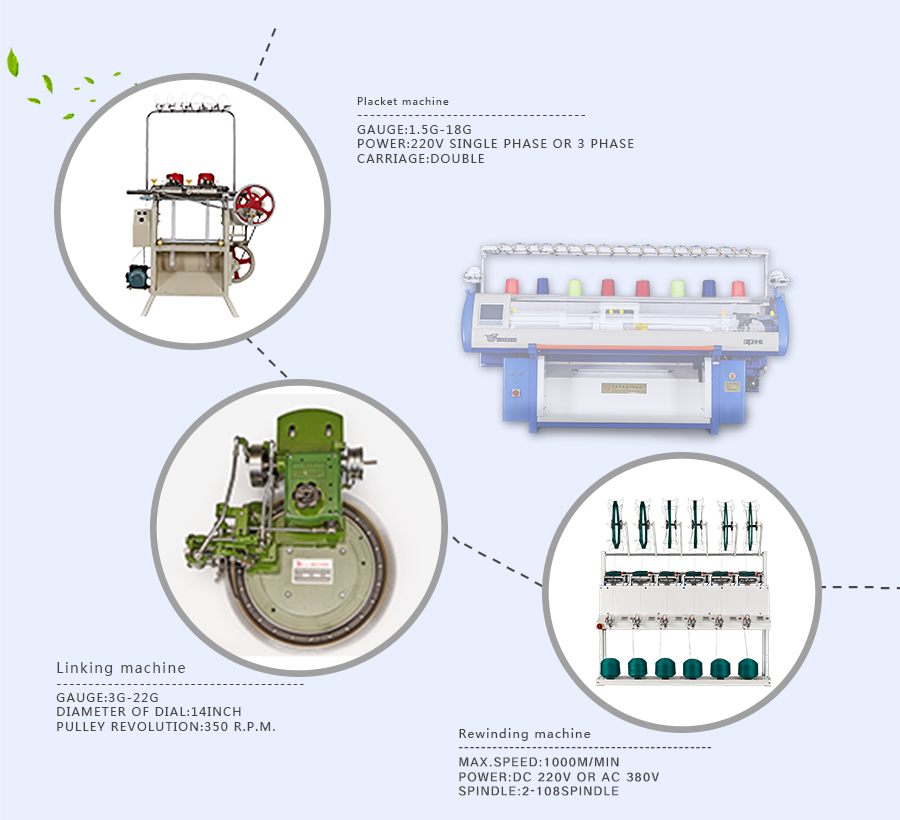 Football Double System 7G Scarf Making Machine