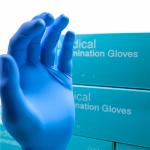 12 Inch Disposable Blue Nitrile Gloves Powder Free