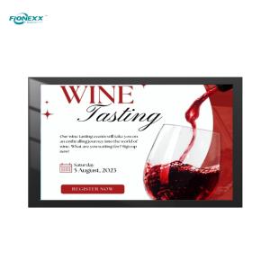 Quality 55 inch Black AD Board Outdoor Fanless Wall-Mounted Digital Signage wholesale