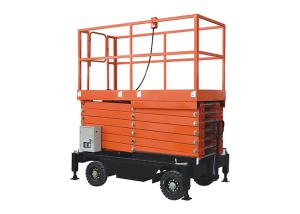 Quality Mobile Traction Scissor Lift Platform SJY(I) Mobile Scissors Lift Capacity 500kg wholesale