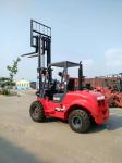 Customizable Diesel All-terrain Forklift Truck Max. Lifting Speed full Loading