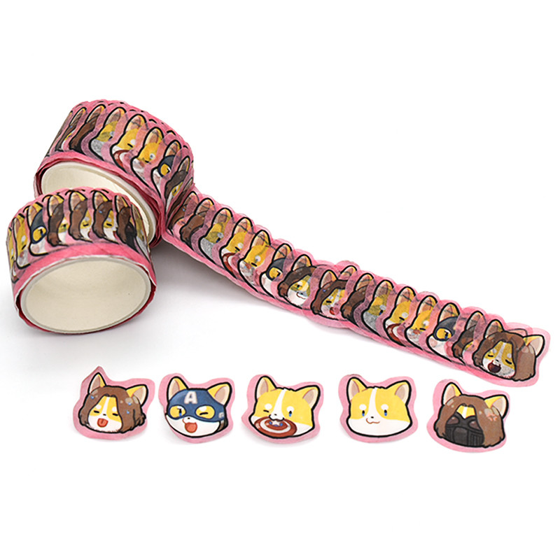 Japanese Washi Masking Tape Custom Printed Die Cut Washi Tape