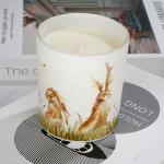 Fox Rabbit Glass Vessel Natural Scented Candles Burning Time 45 Hours