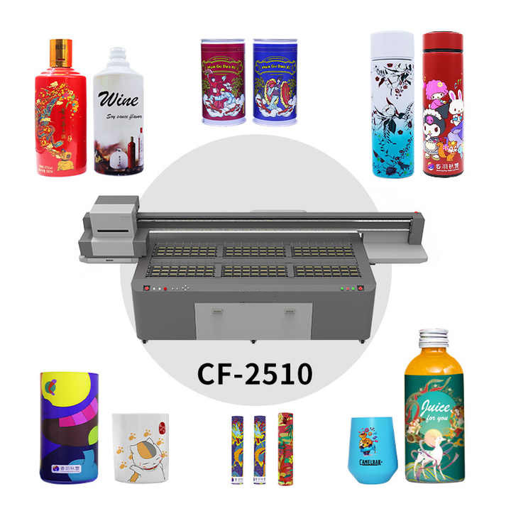7PL/3PL VARIABLE POINT PRINTING GREYSCALE UV Printer For Photo Print Featuring W CMYKLCLM Light Oil Ink Color