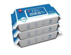 Quality Hand Cleaning 75% Food Grade Alcohol Wipes With Non Woven Material wholesale