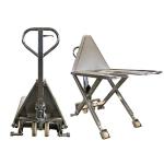 Lifting Height 800mm Pallet Truck Scissor Lift Steel Fork Length 1150mm