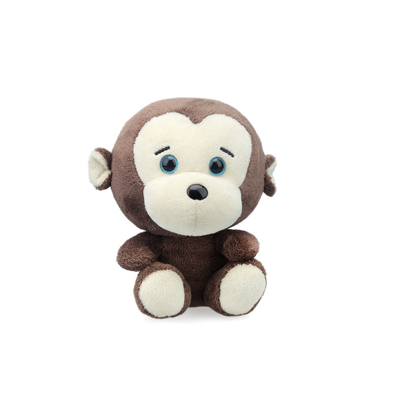 Skin Friendly Polypropylene Cotton Filling Monkey Plush Pillow