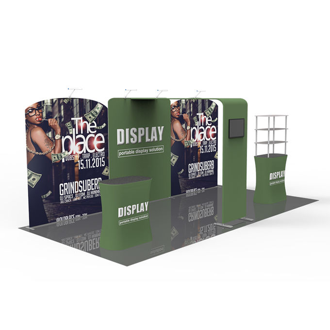 Light Weight Trade Show Poster Display Popular 10ft*10ft Convenient Operation