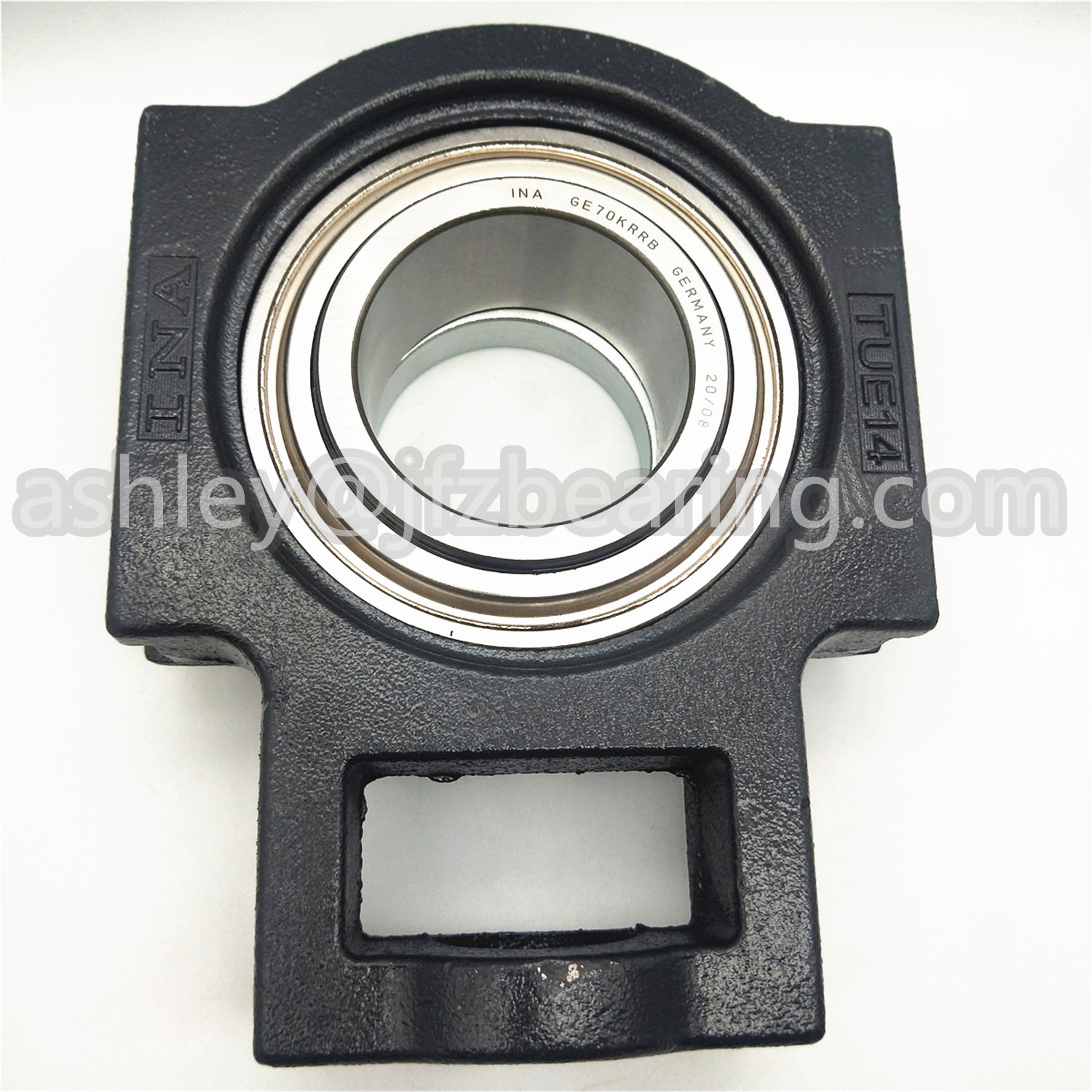 INA (SCHAEFFLER) GE70-KRR-B Ball Insert Bearing - Round Bore, 70 mm ID, 125 mm OD, 66 mm Width, Eccentric Collar Locking