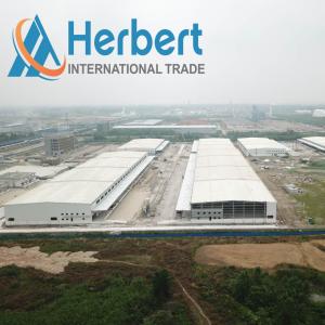 Quality EPS Corrugated Metal Warehouse Roof Structure 50-120mm For House wholesale